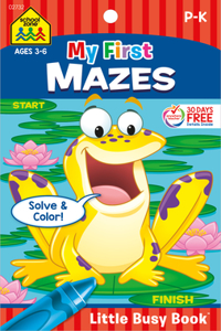 School Zone My First Mazes Tablet Workbook