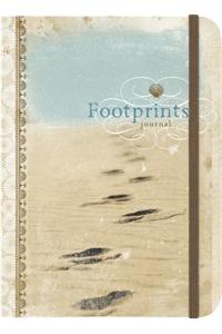 Footprints-Inspirational Message Blank Journals: Impulse Journals