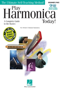 Play Harmonica Today! Beginner's Pack Level 1 Book/Online Audio/DVD Pack