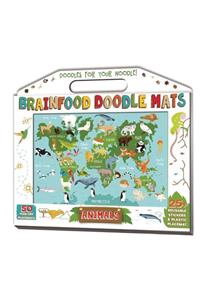 Brainfood Doodle Mats: Animals