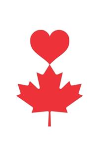 Kanada, ich liebe Kanada, canada, Montreal Montréal Quebéc Quebec Stadt 120 Seiten, liniert, Kanada Canada Maple Ahornblatt - Notizbuch, Vokabelbuch Notizblock, 120 Seiten, liniert, 6x9, Souvenir geeignet zum Geburtstag oder Weihnachten