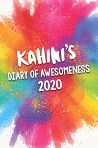 Kahini's Diary of Awesomeness 2020