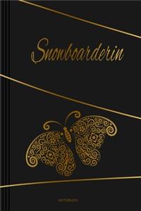 Snowboarderin - Notizbuch
