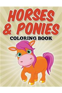 Horses & Ponies Coloring Book