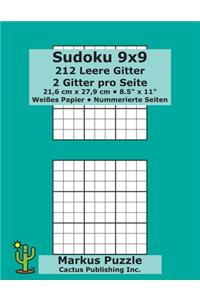 Sudoku 9x9 - 212 leere Gitter
