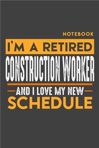 Notebook CONSTRUCTION WORKER