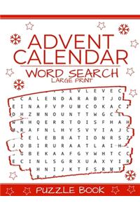 Advent Calendar Word Search