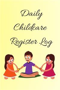 Daily Childcare Register Log