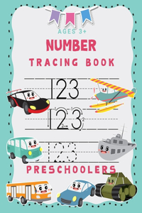 Number Tracing Book for Preschoolers