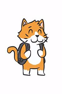 School Cat Notebook