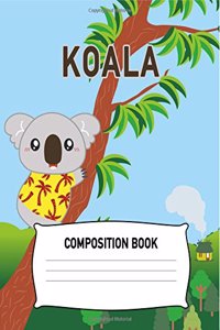 Koala Composition Book