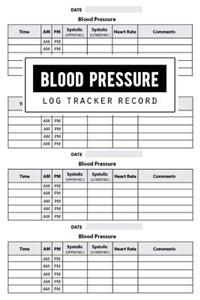 Blood Pressure Log Record
