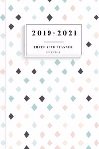 2019-2021 Three Year Planner Calendar
