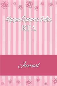 Kappa Gamma Delta: Line Ruled Sorority Girls Journal - Great Present for Big or Lil Sister