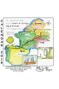 Calendar 2019, Way of St. James, Le Puy En Velay to Spain