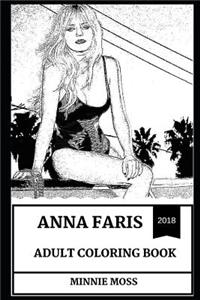 Anna Faris Adult Coloring Book