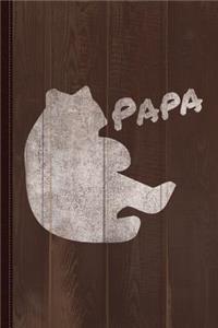 Papa Bear Vintage Journal Notebook