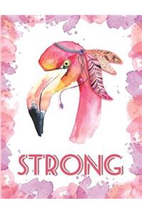 Strong Flamingo Notebook