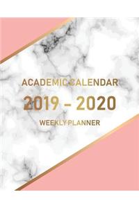 Academic Calendar 2019-2020 Weekly Planner