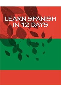 Learn Spanish In 12 Days