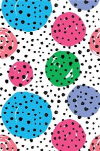 Bullet Journal Notebook Circles and Spots Pattern 3