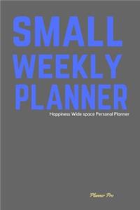 Happiness Small Weekly Planner