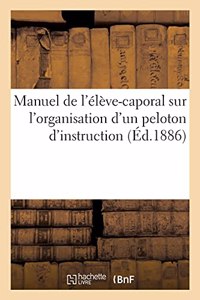 Manuel de l'Élève-Caporal, Sur l'Organisation d'Un Peloton d'Instruction