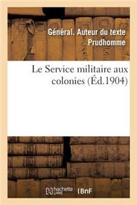 Service militaire aux colonies