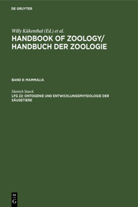 Ontogenie Und Entwicklungsphysiologie Der Säugetiere