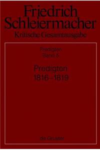 Predigten 1816-1819