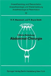 Örtliche Betäubung: Abdominal- Chirurgie