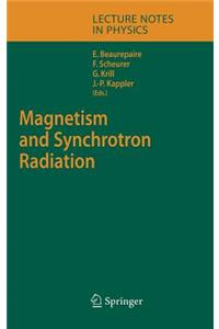 Magnetism and Synchrotron Radiation