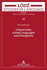 Corpus Data Across Languages and Disciplines