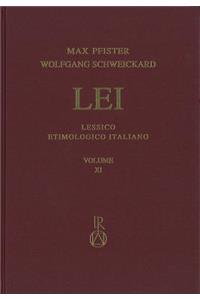 Lessico Etimologico Italiano. Band 11 (XI)