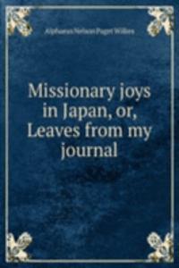 Missionary joys in Japan