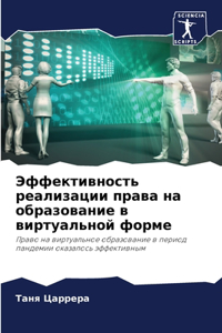 Эффективность реализации права на образо