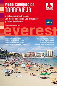 Plano callejero de Torrevieja y de Guardamar del Segura, San Miguel de Salinas, Los Montesinos y Playas de Orihuela