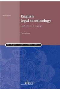 English Legal Terminology