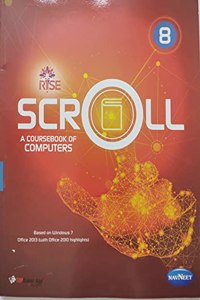 Navneet Rise Scroll A Course book of Computers 8