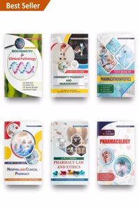 2023 Latest Diploma Pharmacy 2nd Year Books Set of 6: (Biochemistry & Clinical Pathology, Community Pharmacy and Management, Text book of Pharmacotherapeutics, Hospital and Clinical Pharmacy, Pharmacy Law and Ethics, And Pharmacology), Pharmacy Who