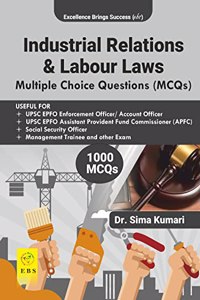 Industrial Relations & Labour Laws Question Bank ( 1000 MCQs ) English Medium.