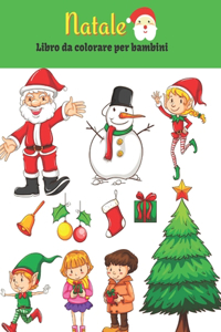 Natale Libro da colorare per bambini