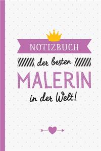 Notizbuch der besten Malerin in der Welt