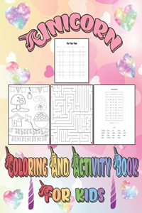 Unicorn Coloring And Activity Book For Kids