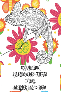 Malbuch des Tieres - Billiger als 10 Euro - Tiere - Chamäleon