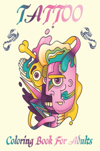 Tattoo Coloring Book For Adults