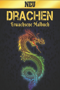Drachen Erwachsene Malbuch