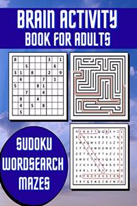 Brain Activity Book For Adults