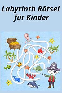 Labyrinth Rätsel für Kinder