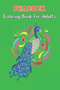 Peacock Coloring Book for Adults